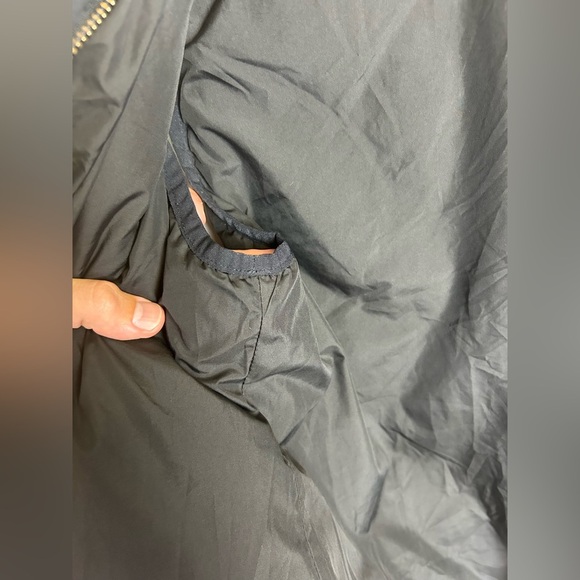 J. Crew Black Puffer Down Feathers Vest Gold Accents Button Size S Black Quilted - Picture 11 of 12